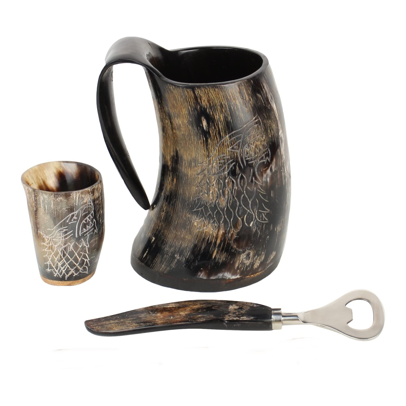 Buffalo horn  mug