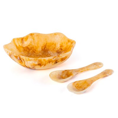 Bowl and spoons